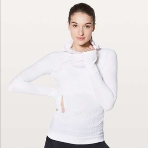 Lululemon white restless hoodie sz 8